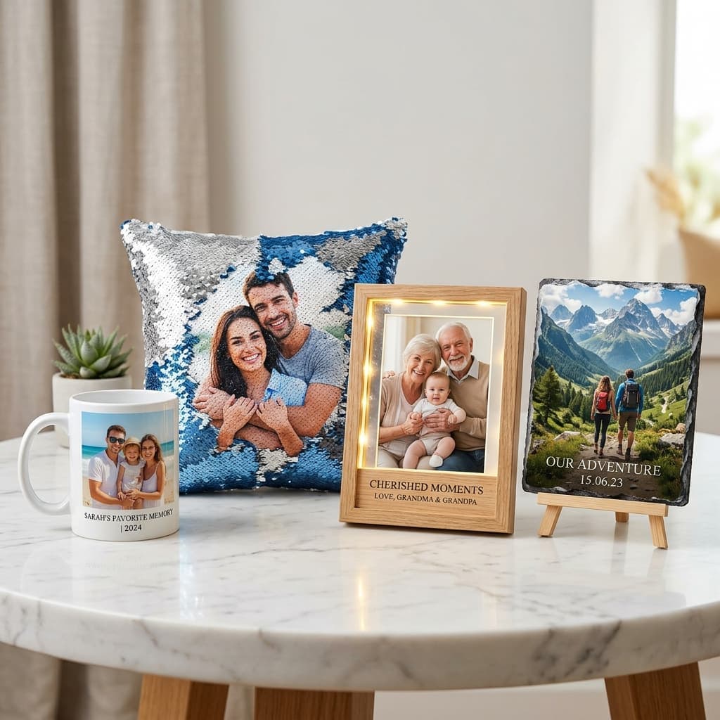 Personalized Gifts for Her - Custom Magic Cushions, Frames and Jewelry
