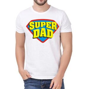 Super Dad T-shirt | Dad Printed T-shirt | Father's Day T-shirt