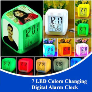 Rise and Shine with the Photo-Enabled LED Alarm Clock | Photo Led Alarm Clock | Photo Alarm Clock